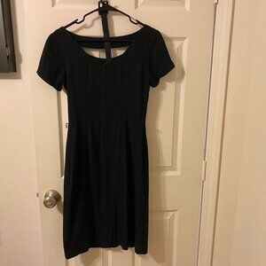 1950s Vintage Julie Miller California Black Wiggle Dress